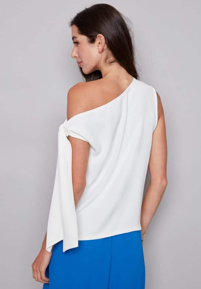 Angel Tie Shoulder Top *multiple colors*