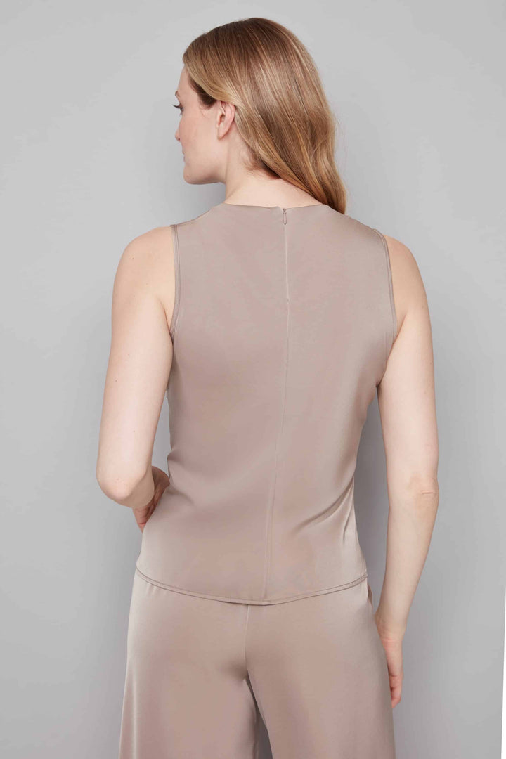 Veronica Belize Satin Sleeveless Top *multiple colors*