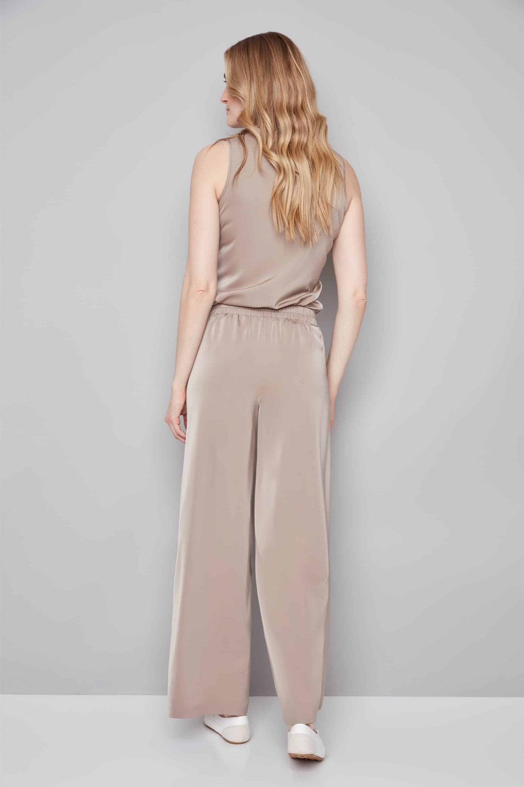 Fiona Belize Satin Straight Leg Pant *multiple colors*