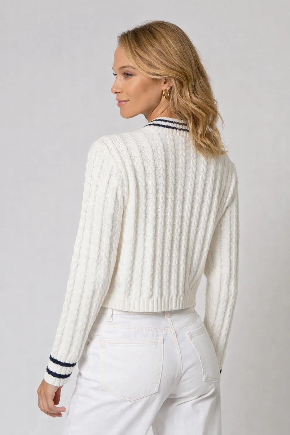 Coen Cable Zip Up Bomber