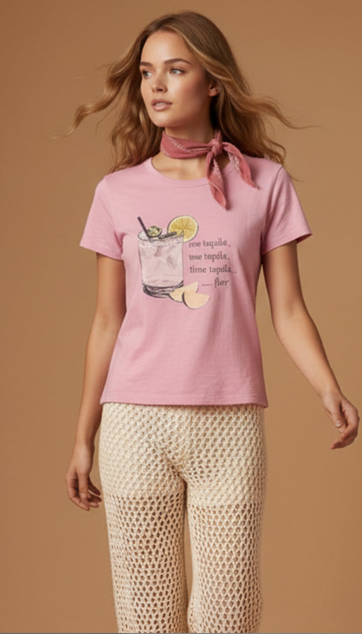 One Tequila Two Baby Tee