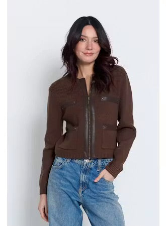 Vegan Combo Sweater Jacket