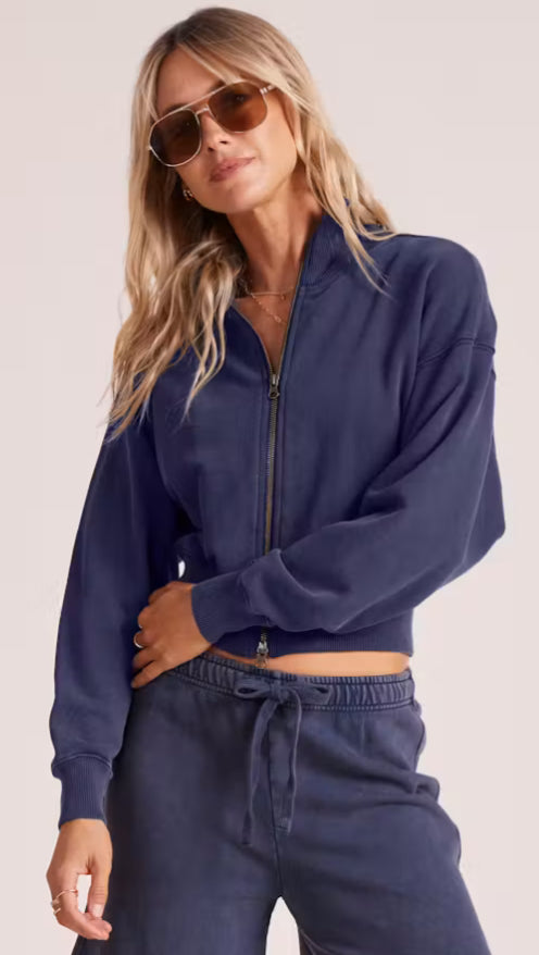 Funnel Neck Zip Up