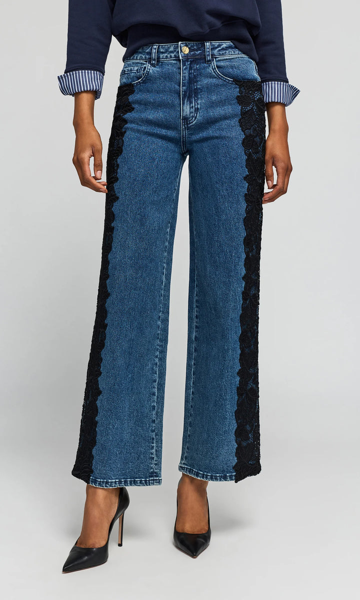 Georgia Lace Combo Jeans