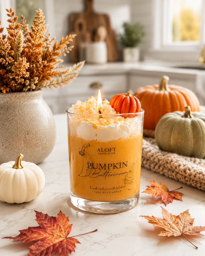 Pumpkin Buttercream Candle
