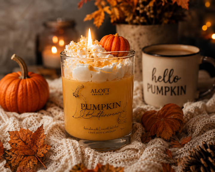Pumpkin Buttercream Candle