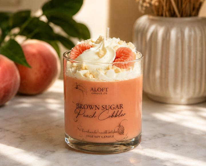 Brown Sugar Peach Cobbler Candle