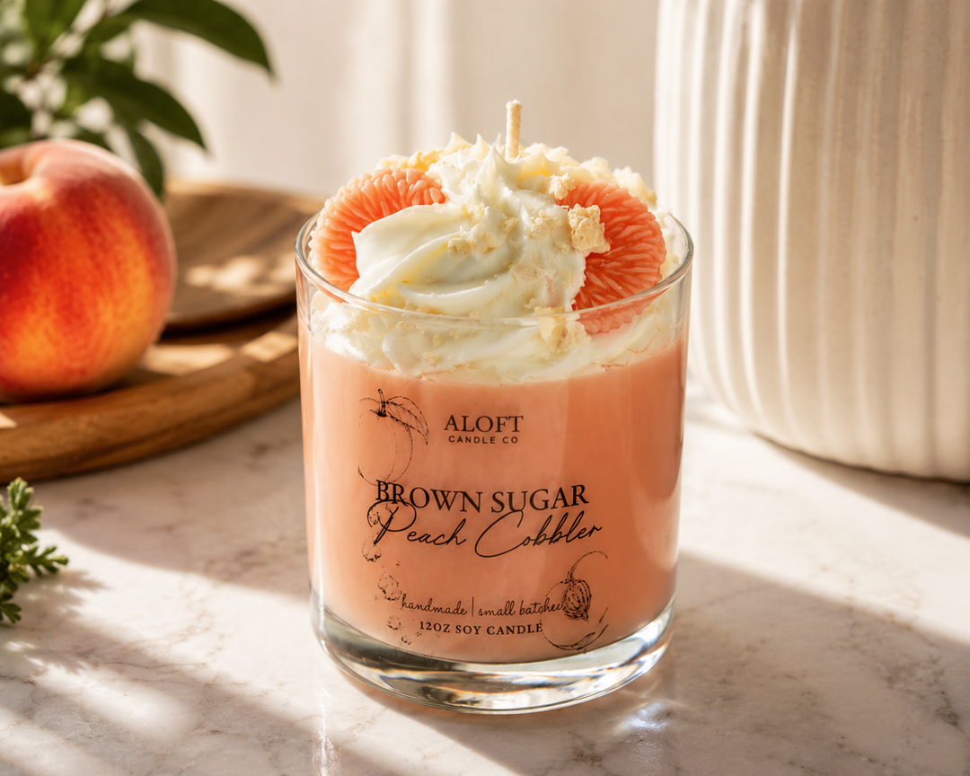 Brown Sugar Peach Cobbler Candle