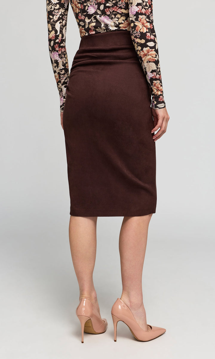 Gina Vegan Suede Skirt