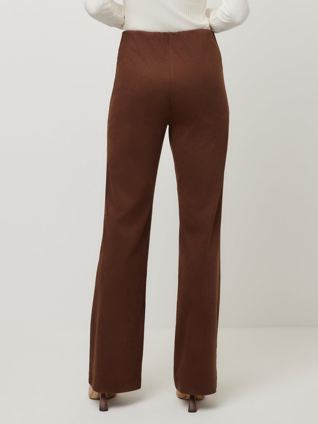 Ellie Faux Suede Bootcut Pant
