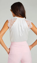 Load image into Gallery viewer, Brigitte Lace Combo Blouse