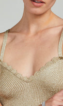 Load image into Gallery viewer, Marina Metallic Sweater Cami
