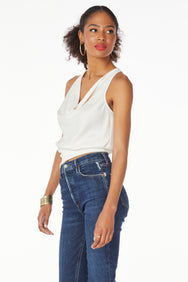 Rib Mixed Cowl Neck Top *Multiple Colors Available*