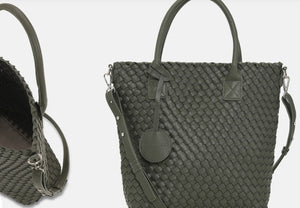 Reversible Woven Tote *multiple colors*