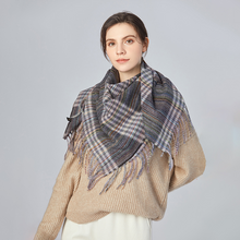 Load image into Gallery viewer, Woven Knitted Shawl w/ Fringe *Multiple Colors Available*
