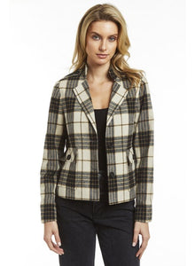 Fergie Plaid Blazer