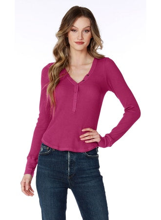 Fitted Sweetheart Henley