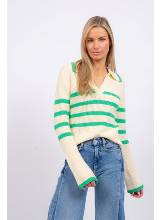 Clementine Striped Sweater