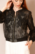 Tulle Lace Combo Bomber