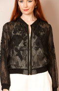 Tulle Lace Combo Bomber