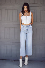 Load image into Gallery viewer, Nori High Waist Cropped Wide Jeans
