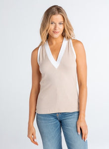 Wide V Neck Tank