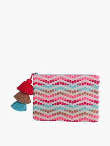 Woven Envelope Bag w/Tassel