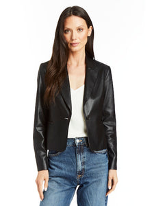 Milo Vegan Leather Blazer