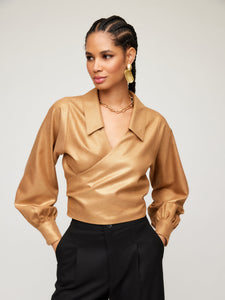 Sloane Wrap Top