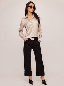 Tawnie Side Pleat Shirt