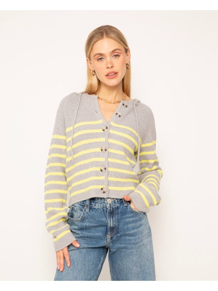 Maple Striped Dickey Sweater Jacket