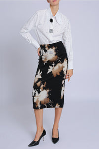 Floral Abstract Skirt