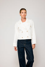 Load image into Gallery viewer, Bendetta Crop Trench Jacket