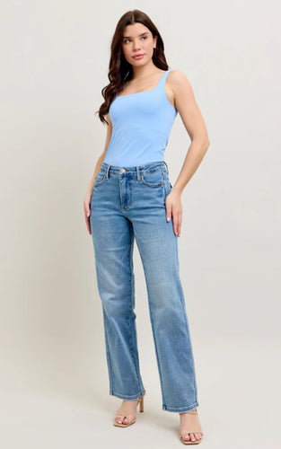 Judy Blue Straight Mid Rise Jean