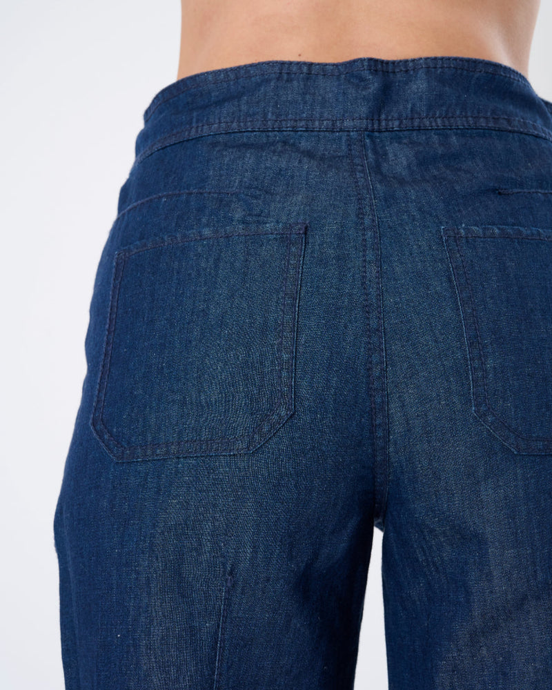 Oslo Denim Wide Leg Pant