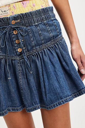 Roselle Denim Mini