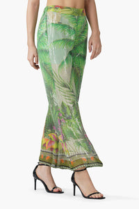 Palm Tree Sequin Pants