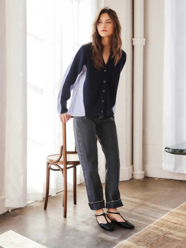 Mix Media Cardigan