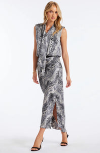 Belle Tie Front Top