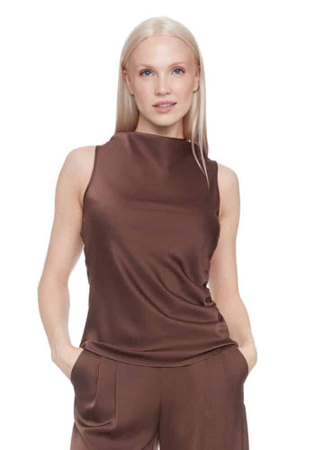 Veronica Belize Satin Top