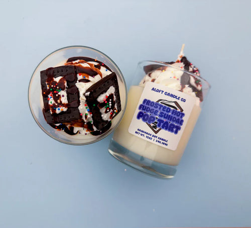 Frosted Hot Fudge Sundae Pop Tart Candle