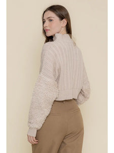 Turtleneck Knit Top
