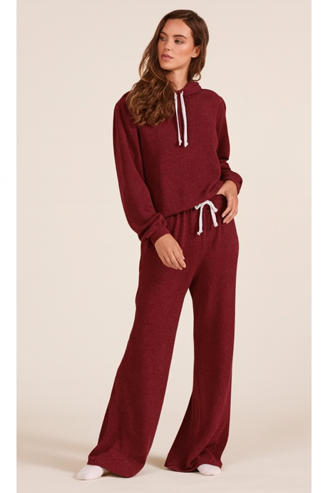Wideleg Drawstring Pant