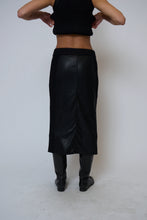 Load image into Gallery viewer, Milan Vegan Leather Combo Skirt