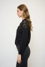 Load image into Gallery viewer, Stella Lace Knit Twofer Sweater