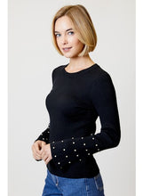 Load image into Gallery viewer, Embellished Sleeve Top