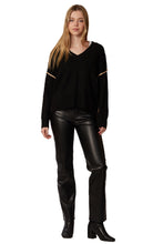 Load image into Gallery viewer, 2Tone Rib Vneck Sweater *multiple colors*