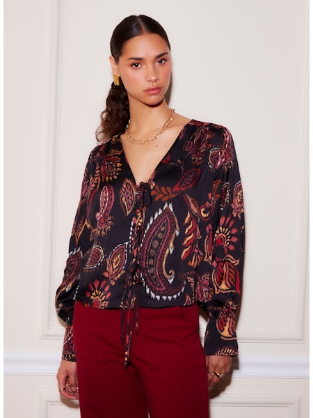 Kayla Bow Detail Blouse