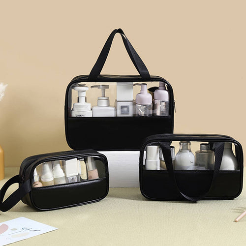 ACCITY - 3SET PORTABLE TRANSPARENT WATERPROOF WASH BAG_CWAB0549