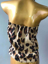 Load image into Gallery viewer, VividLux - Loose Sleeveless Backless Leopard Pleated Split-Joint Halter-Neck Vest Top